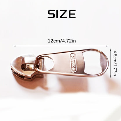 Novelty Zipper Shaped Bottle Opener