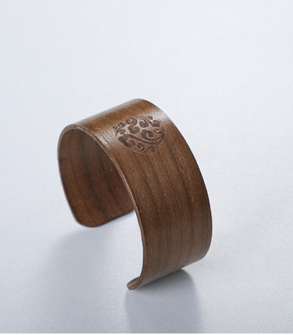 Hand-Blown Borosilicate Glass Pour Over Coffee Maker with Wooden Collar 400ml