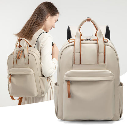 Water Resistant Commuter 14-inch Computer Travel Backpack With Oxford Cloth Design