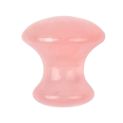 Natural Rose Quartz Gua Sha Facial Massage Tool