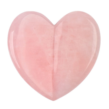 Natural Rose Quartz Gua Sha Facial Massage Tool