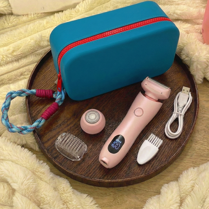 2-in-1 Women's Cordless Electric Epilator & Shaver | Painless Hair Removal Trimmer (Wet & Dry)