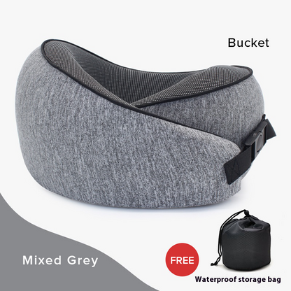 Ergonomic Memory Foam Breathable Travel Neck Pillow