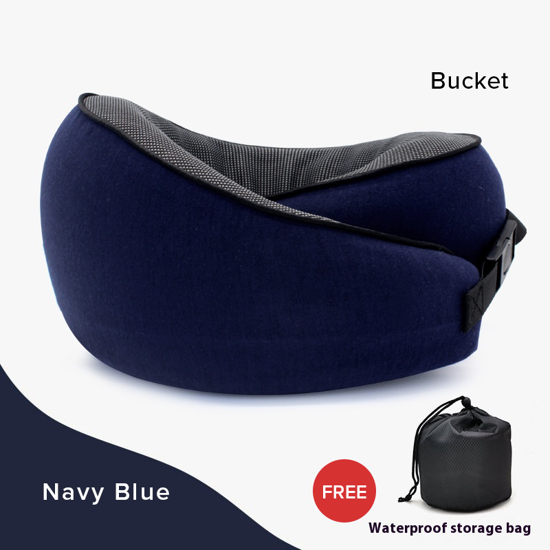 Ergonomic Memory Foam Breathable Travel Neck Pillow