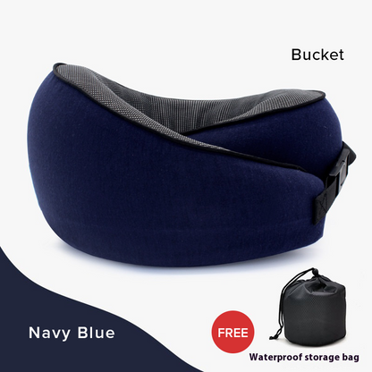 Ergonomic Memory Foam Breathable Travel Neck Pillow