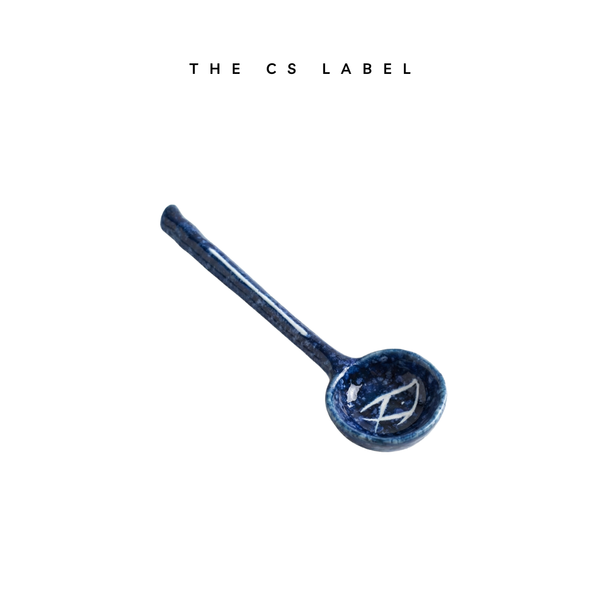 Japanese Style Ceramic Soup Spoon - Artisan Kiln Glaze Tableware