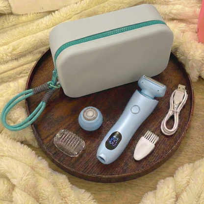 2-in-1 Women's Cordless Electric Epilator & Shaver | Painless Hair Removal Trimmer (Wet & Dry)