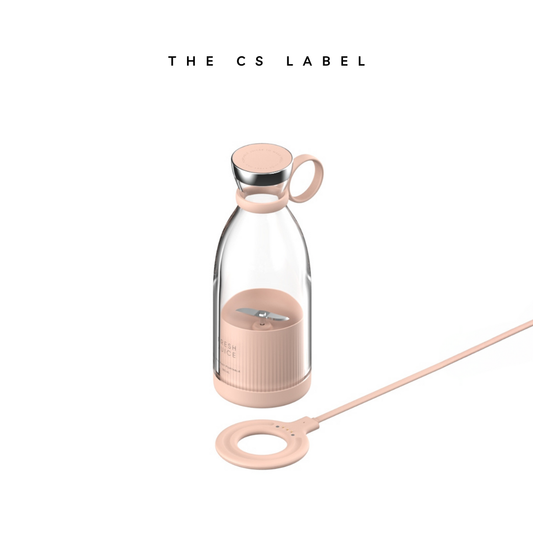 Fresh Juice Portable Blender 350ml - USB Rechargeable Mini Personal Smoothie Maker & Fruit Mixer Cup