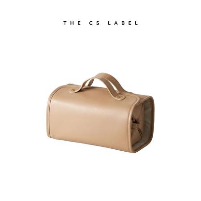 Roll-Up Cosmetic Storage Bag with 4 Detachable Compartments - Portable & Waterproof Travel Pouch