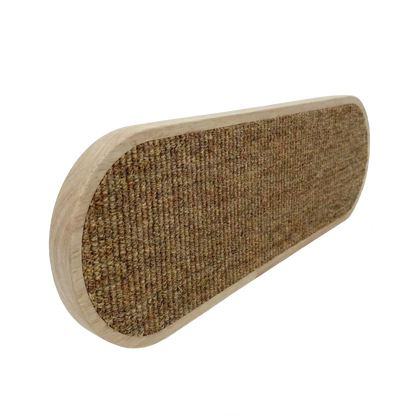 Wall-Mounted Wooden Cat Scratcher - Vertical Sisal Scratching Board