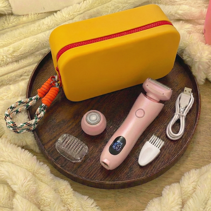 2-in-1 Women's Cordless Electric Epilator & Shaver | Painless Hair Removal Trimmer (Wet & Dry)