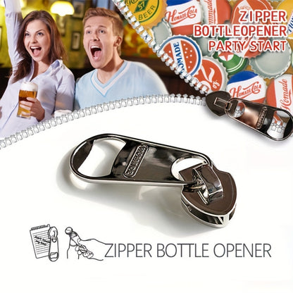 Novelty Zipper Shaped Bottle Opener