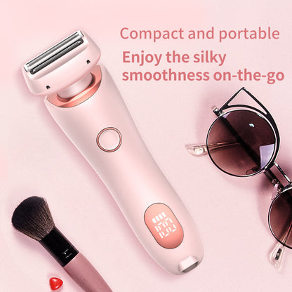 2-in-1 Women's Cordless Electric Epilator & Shaver | Painless Hair Removal Trimmer (Wet & Dry)