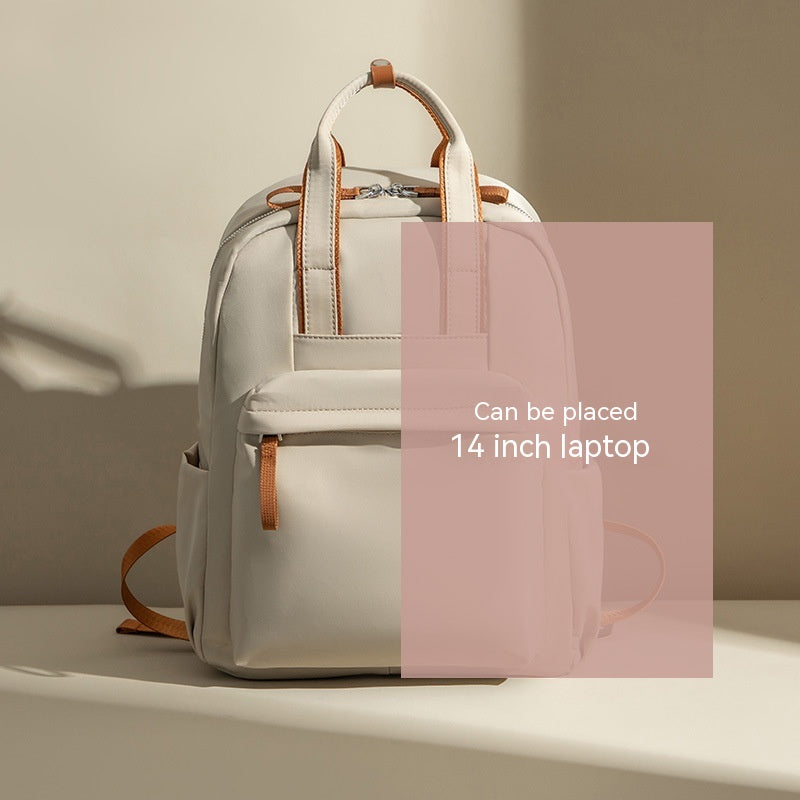 Water Resistant Commuter 14-inch Computer Travel Backpack With Oxford Cloth Design