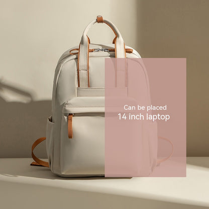 Water Resistant Commuter 14-inch Computer Travel Backpack With Oxford Cloth Design