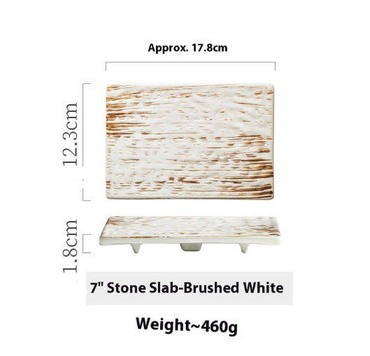 Japanese Porcelain Rectangular Sushi Plate